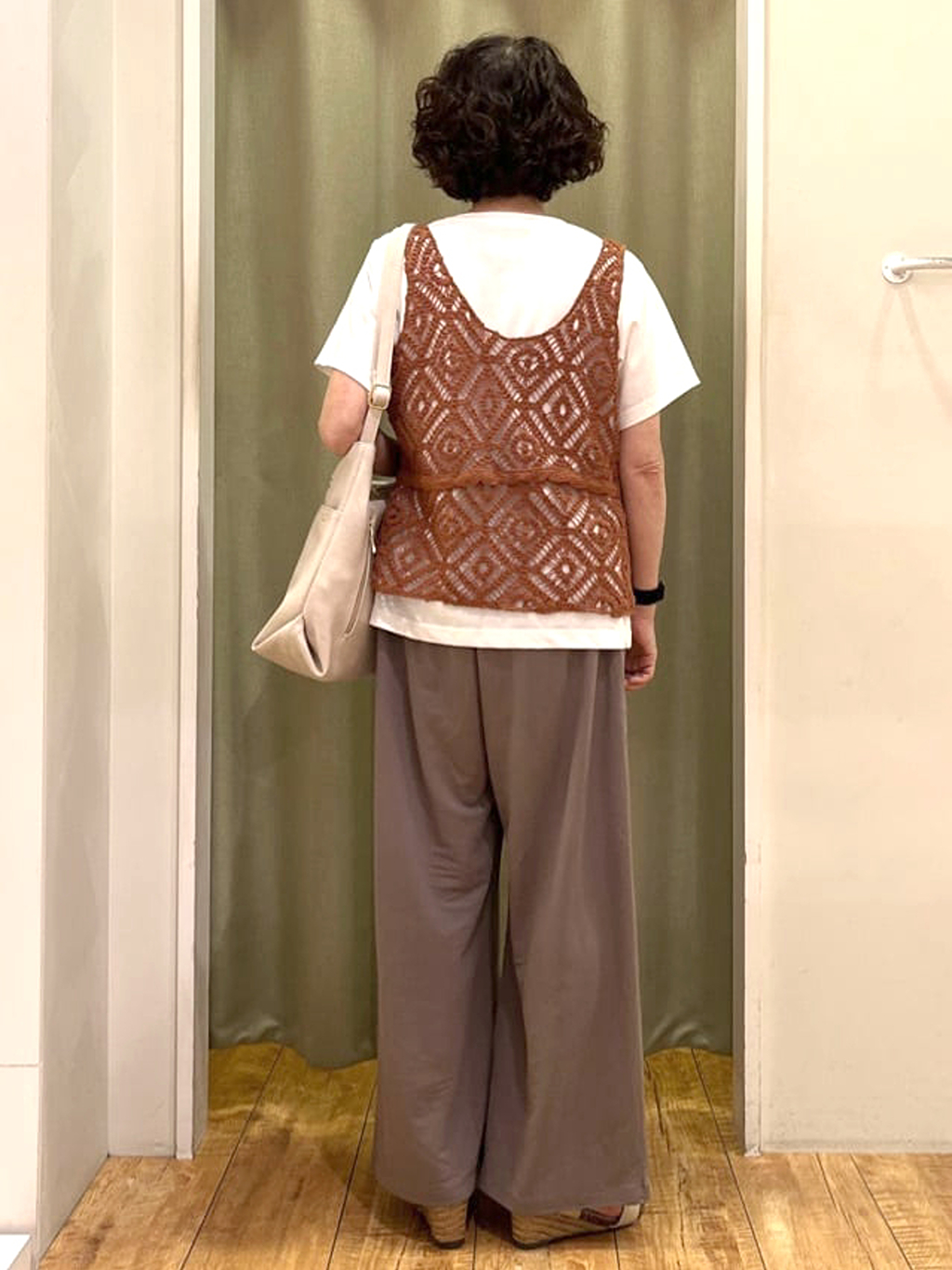 ☆ほしさんの「SHOO･LA･RUE｜◆【高レビュー/累計販売35万足突破】片手ではけるサンダル シューダル 25SS」を使ったコーディネート
