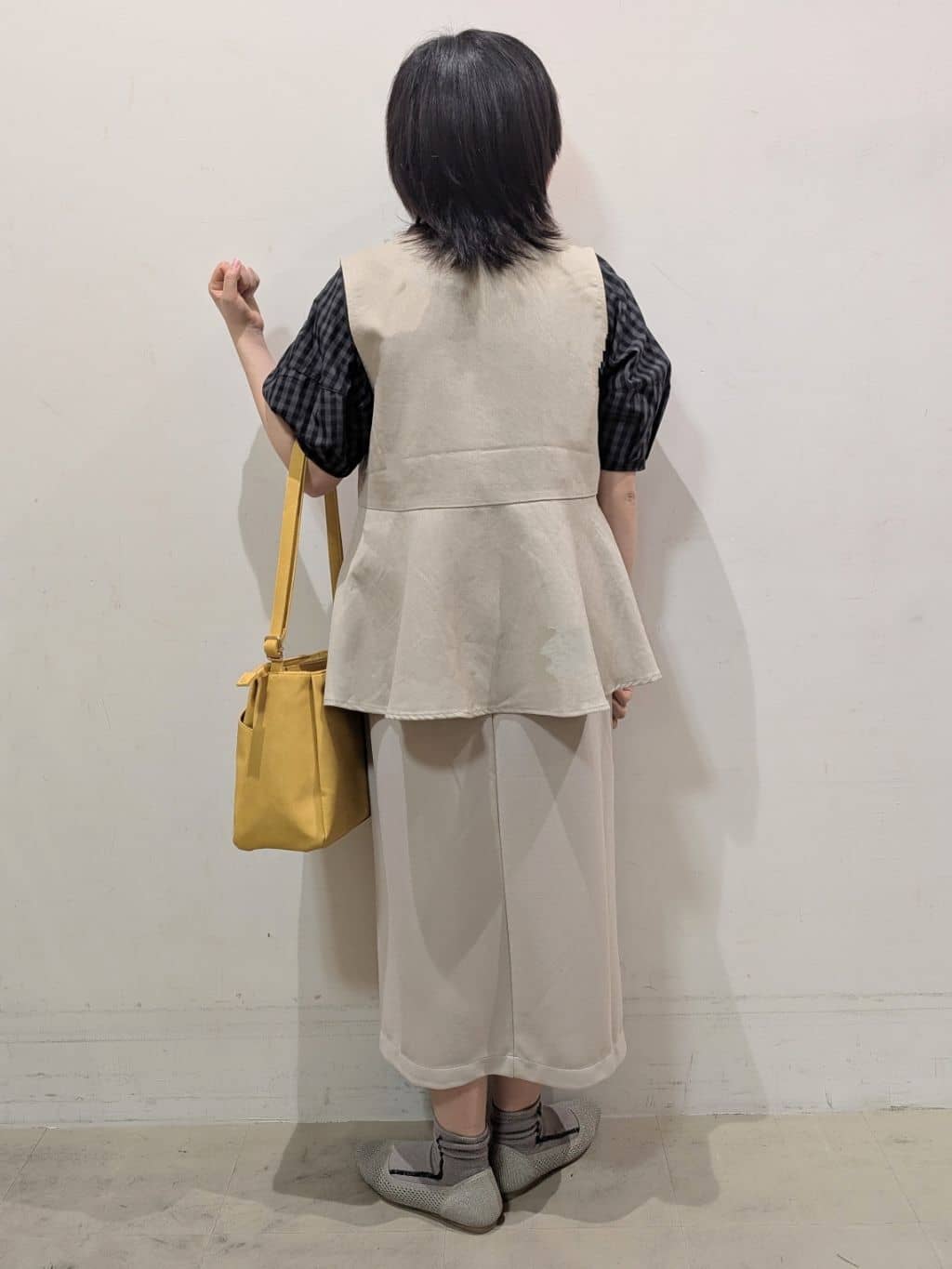 たぼく。さんの「SHOO･LA･RUE｜◆【洗える】透かし編みニットパンプス」を使ったコーディネート