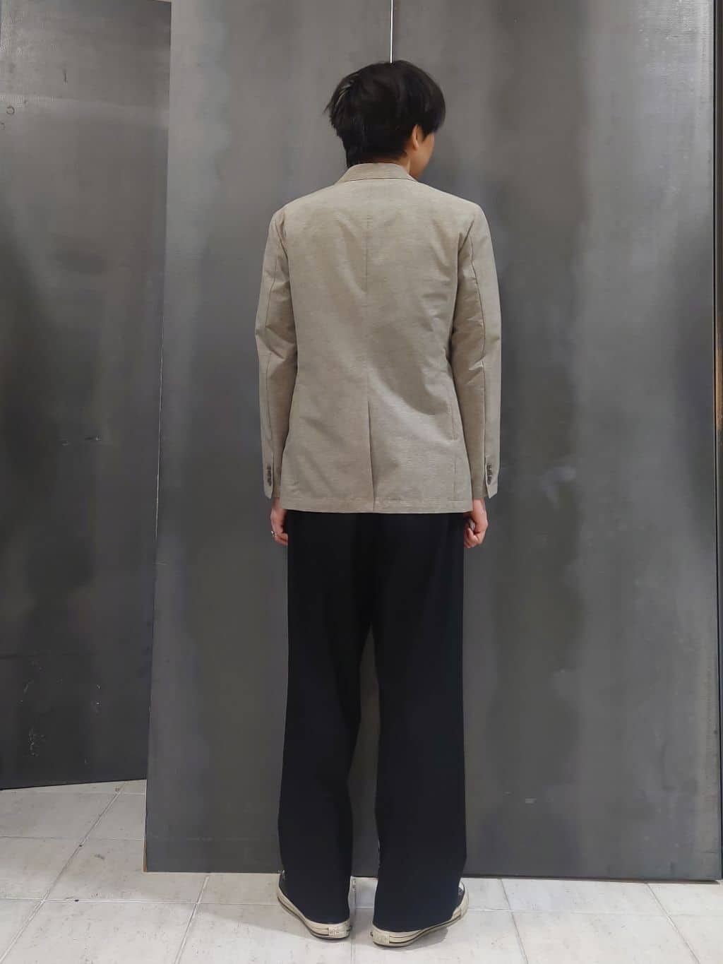 kawamuさんの「TAKEO KIKUCHI｜【抗菌防臭】COOL DOTS（R）ドビープリント ジャケット」を使ったコーディネート