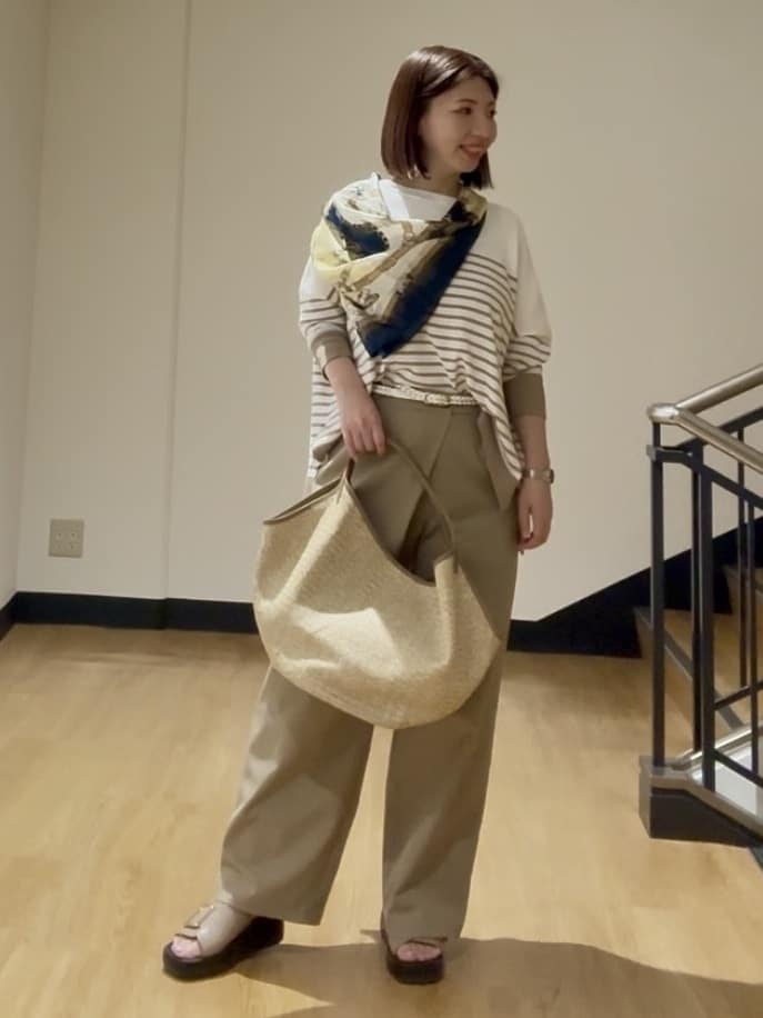 MIKIKOさんの「UNTITLED｜◆【体型カバー/透けにくい】ワイドシルエットニット」を使ったコーディネート