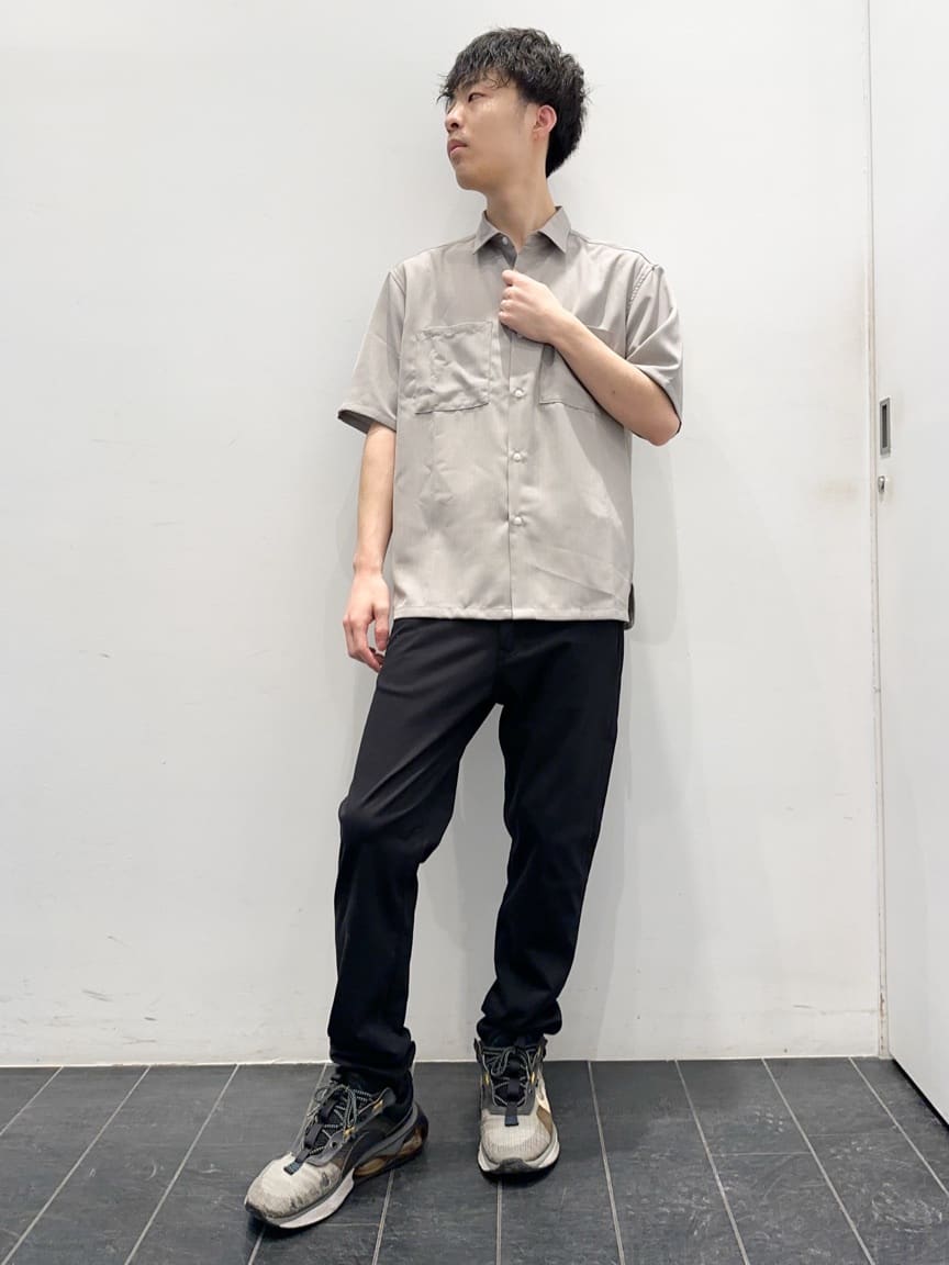 ちびちゃんさんの「THE SHOP TK｜◆ドライポリ 半袖シャツ　セットアップ可/吸水速乾/軽量/洗濯機OK」を使ったコーディネート