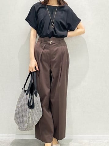 Miwaさんの「UNTITLED｜ライトダブルリングネックレス」を使ったコーディネート
