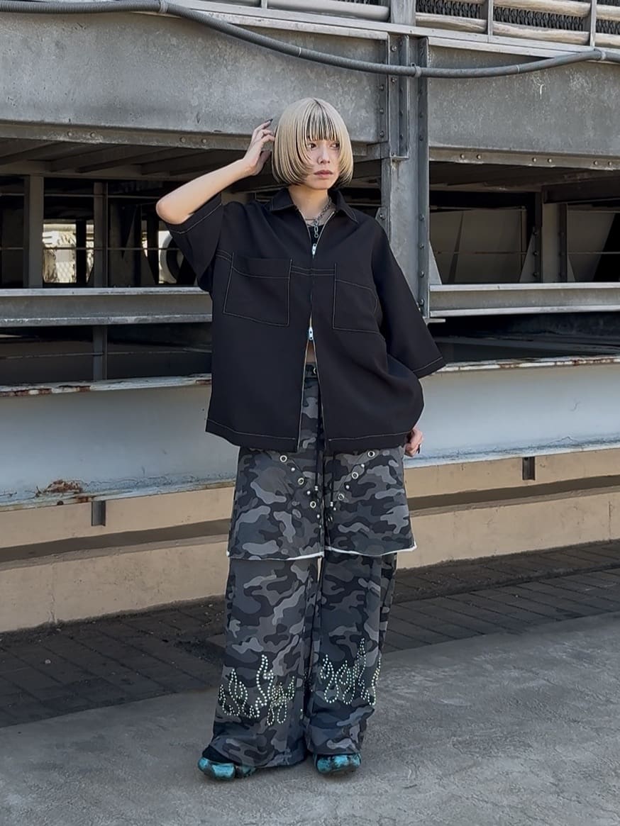 川本葵さんの「tk.TAKEO KIKUCHI｜◆K&rsquo;PJT by AOI 『Lightweight Pants』」を使ったコーディネート
