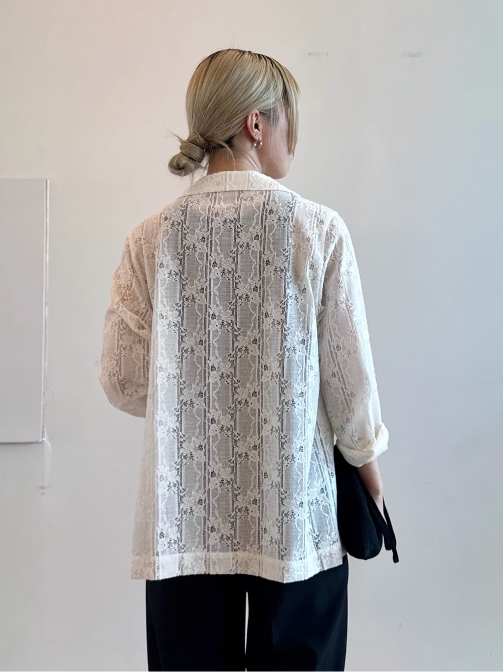 omaさんの「THE SHOP TK｜◆レーステーラードジャケット」を使ったコーディネート