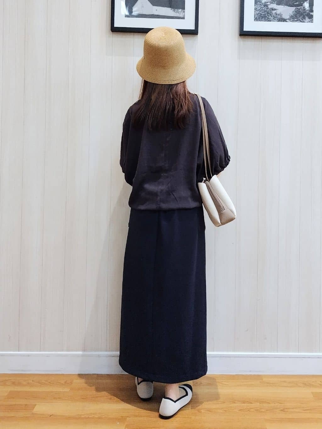 yseさんの「SHOO･LA･RUE｜◆【高レビュー】洗えてサラサラ ニットパンプス」を使ったコーディネート