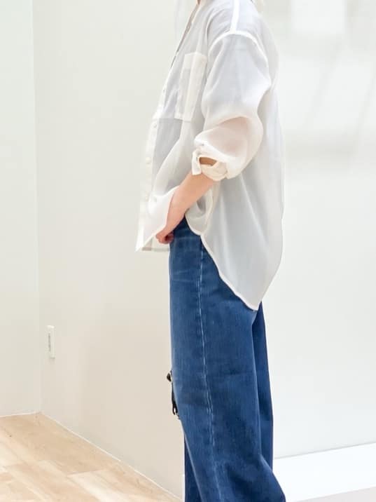 Keiさんの「grove｜【Lee&times;grove別注】WIDE DENIM PANTS」を使ったコーディネート