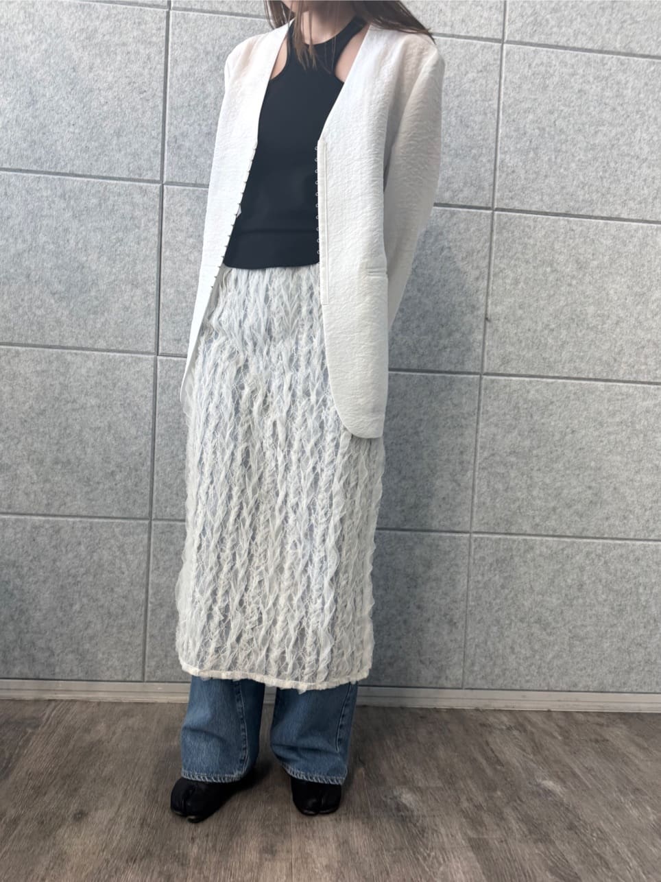 designer yukaさんの「CODE A｜【Cup-in】design cut tank」を使ったコーディネート