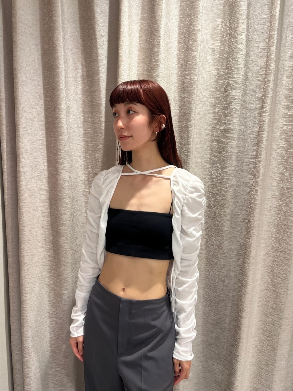 Rielさんの「CODE A｜bandeau bra short top」を使ったコーディネート