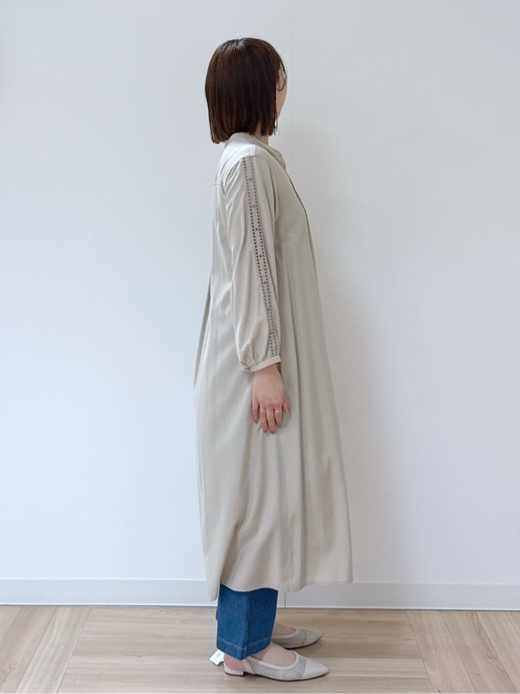 amiさんの「Reflect｜◆【夏SALE／E‐QUALITY／羽織にも◎】エンブロイダリーワンピース」を使ったコーディネート