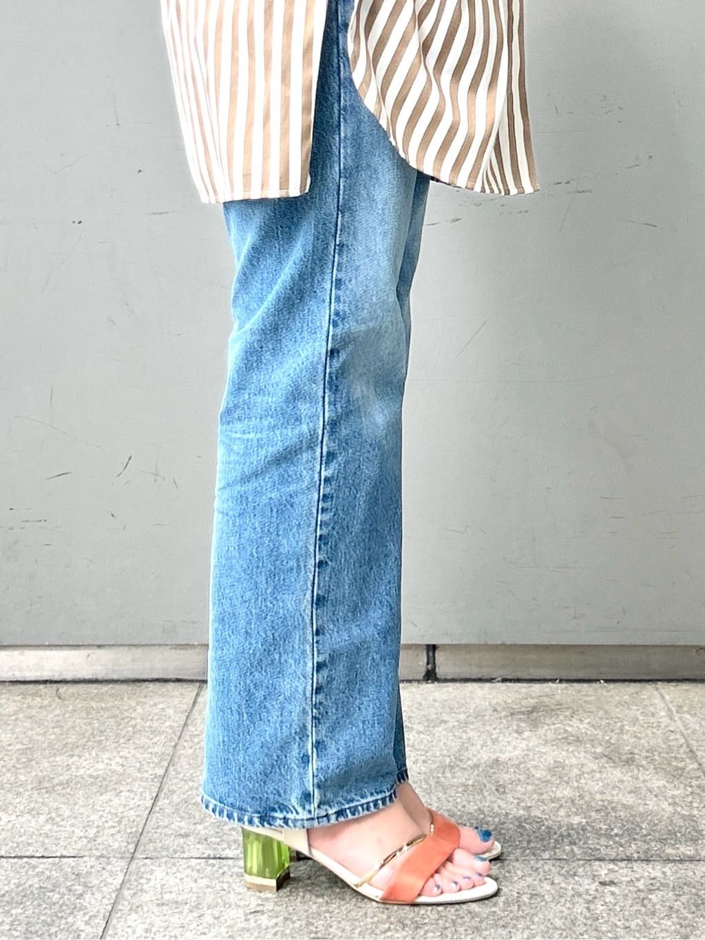 machikoさんの「ESPERANZA｜カラーヒールサンダル」を使ったコーディネート