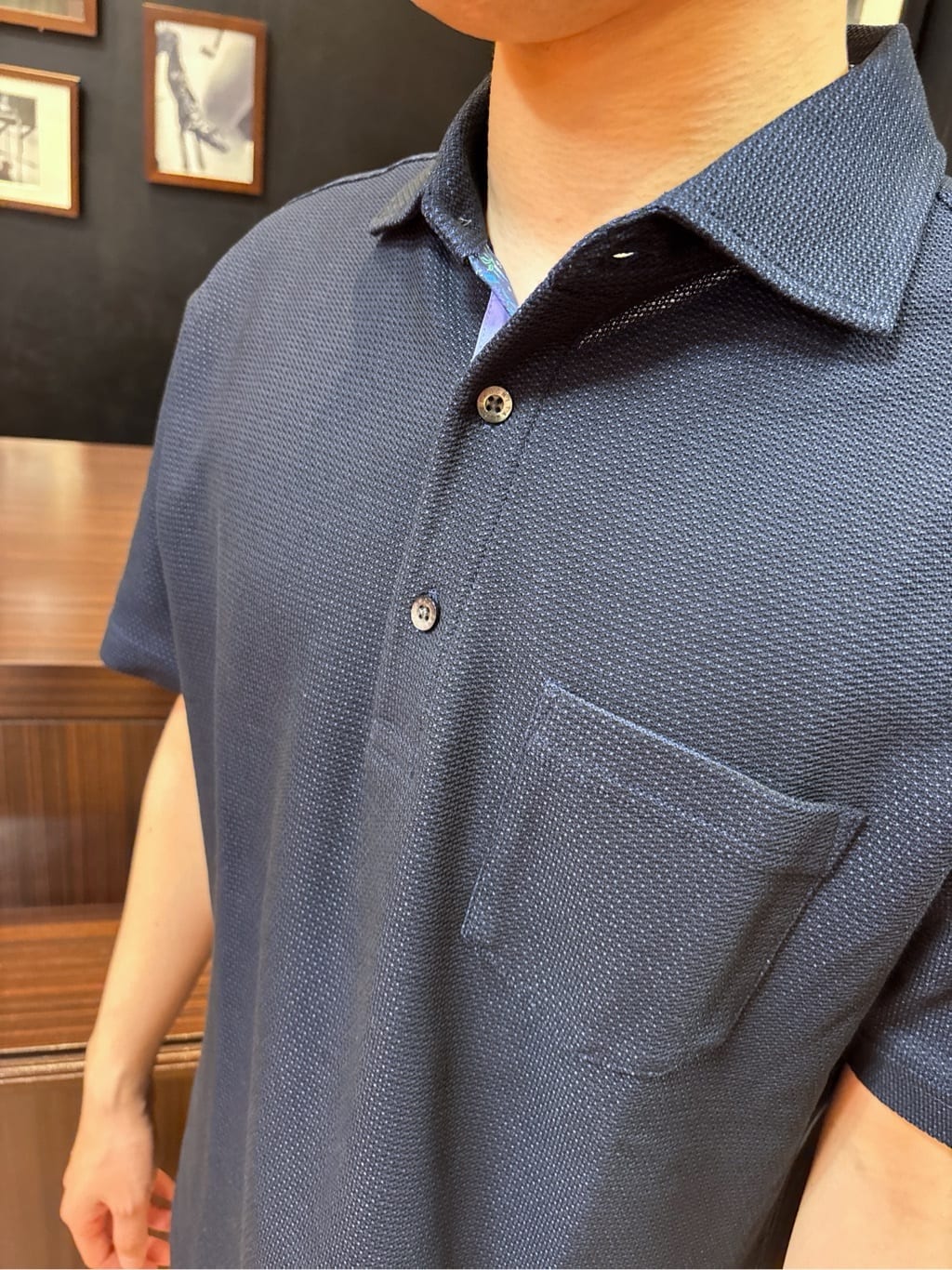 KEIさんの「TAKEO KIKUCHI｜【抗菌防臭】COOL DOTS（R）ドビープリント ジャケット」を使ったコーディネート