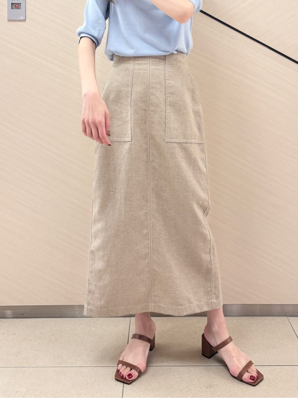 清水夏姫さんの「DRESSTERIOR｜【Safari5月号掲載】DRESSTERIORロゴキャップ」を使ったコーディネート