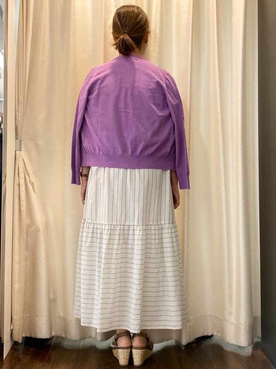 Ayaさんの「UNTITLED｜◆【11色展開/コットン100/アンサンブル可能】クルーカーディガン」を使ったコーディネート