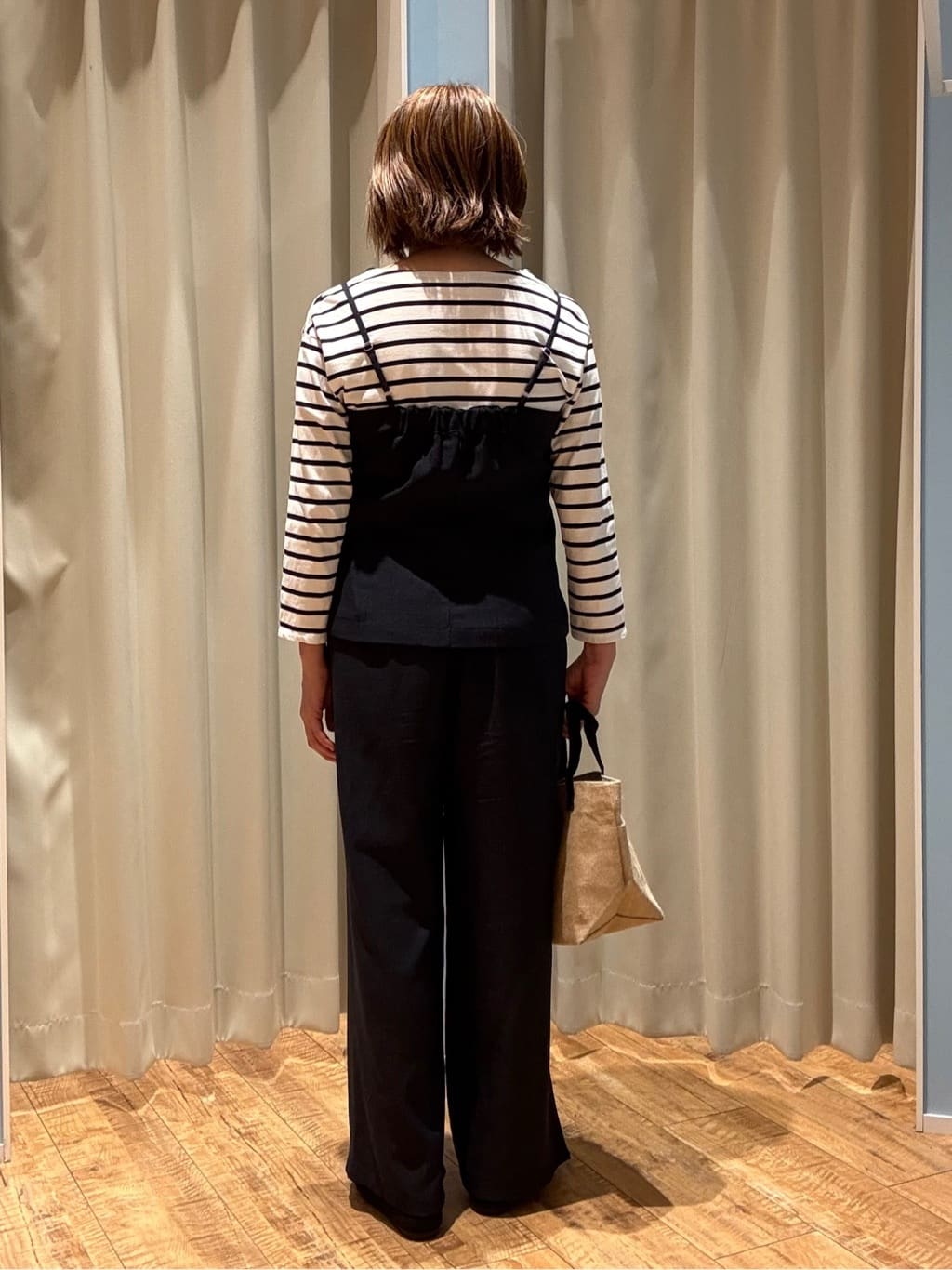 yuさんの「SHOO･LA･RUE｜◆【高レビュー】夏を彩る ジュートランチトートバッグ」を使ったコーディネート