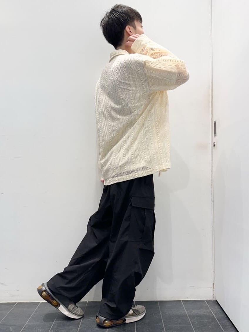 ちびちゃんさんの「THE SHOP TK｜◆レースシャツ+半袖Tシャツ セットアイテム」を使ったコーディネート
