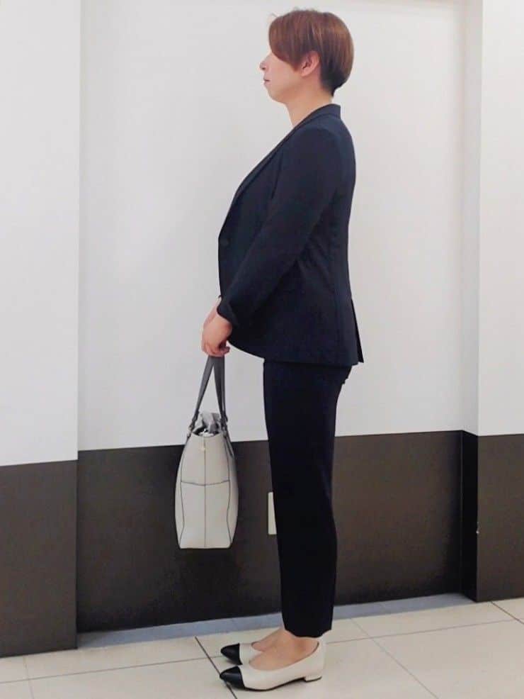じゅりさんの「Reflect｜◆【洗える／セットアップ可／通勤におすすめ】ライティジャケット」を使ったコーディネート
