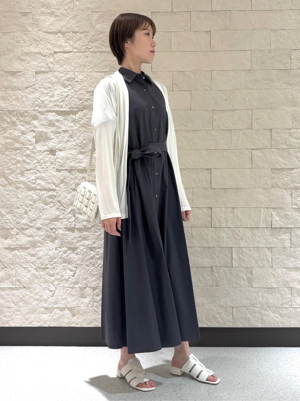 mioさんの「UNTITLED｜◆【合皮】グルカ風デザインミュールサンダル」を使ったコーディネート