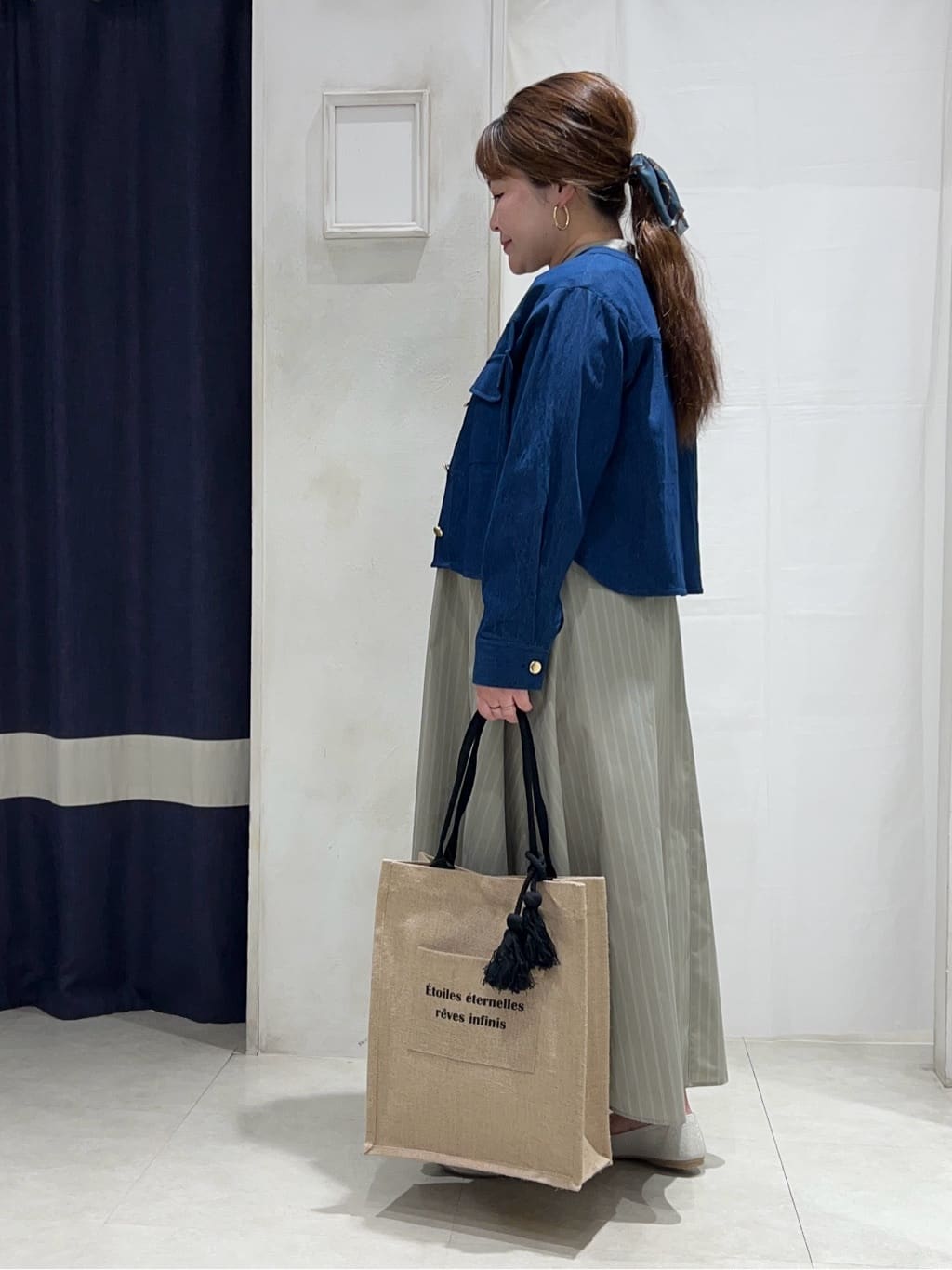 kokoさんの「grove｜◆ヘリテージフレアシャツワンピース」を使ったコーディネート
