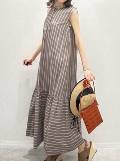 Miwaさんの「UNTITLED｜ライトダブルリングネックレス」を使ったコーディネート