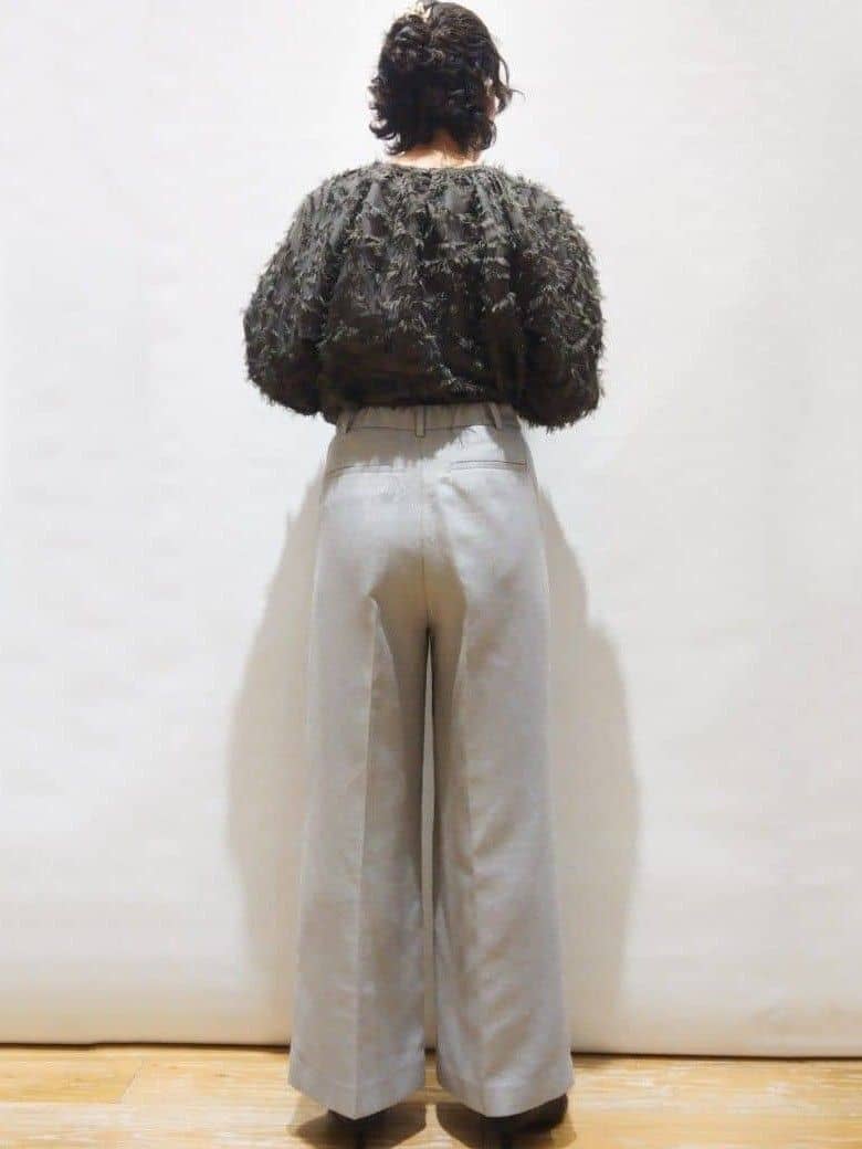 ぽんさんの「OPAQUE.CLIP｜◆《VERY掲載》フリンジジャカードブラウス【洗濯機洗い可】」を使ったコーディネート
