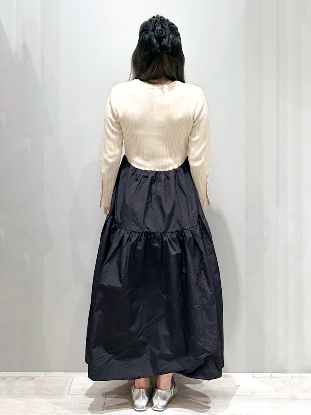 Iguさんの「THE SHOP TK｜◆ニットドッキングワンピース【洗える】」を使ったコーディネート