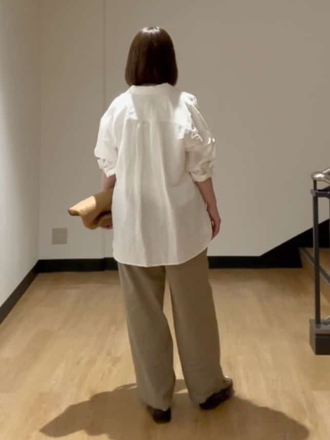 MIKIKOさんの「UNTITLED｜◆【セットアップ可能】フロントラップ ワイドパンツ」を使ったコーディネート