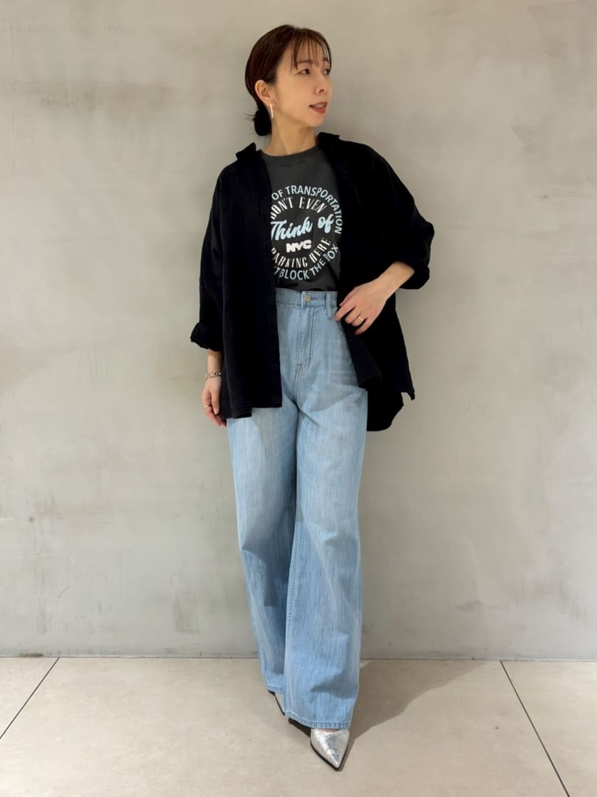 tomoさんの「UNTITLED｜◆【NYC&times;GOOD ROCK SPEED】ロゴTシャツ」を使ったコーディネート
