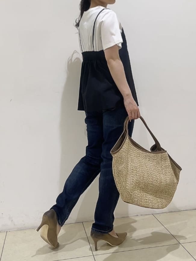 watanabeさんの「UNTITLED｜【Healthy DENIM&times;UNTITLED】別注 R Mrytle（リマートル）テーパードデニム」を使ったコーディネート