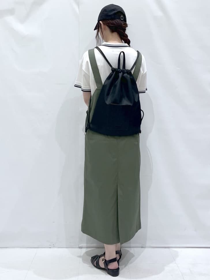 komaさんの「OPAQUE.CLIP｜◆ロゴ刺繍ポロニット【洗濯機洗い可／抗ピル】」を使ったコーディネート