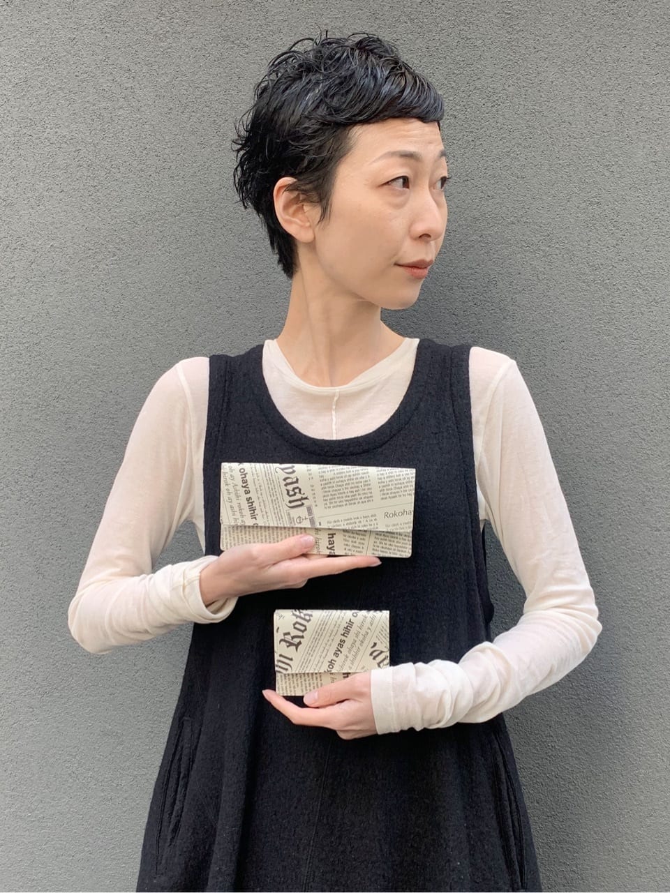 Kさんの「HIROKO HAYASHI｜PIATTI（ピアッティ）長財布スリム」を使ったコーディネート