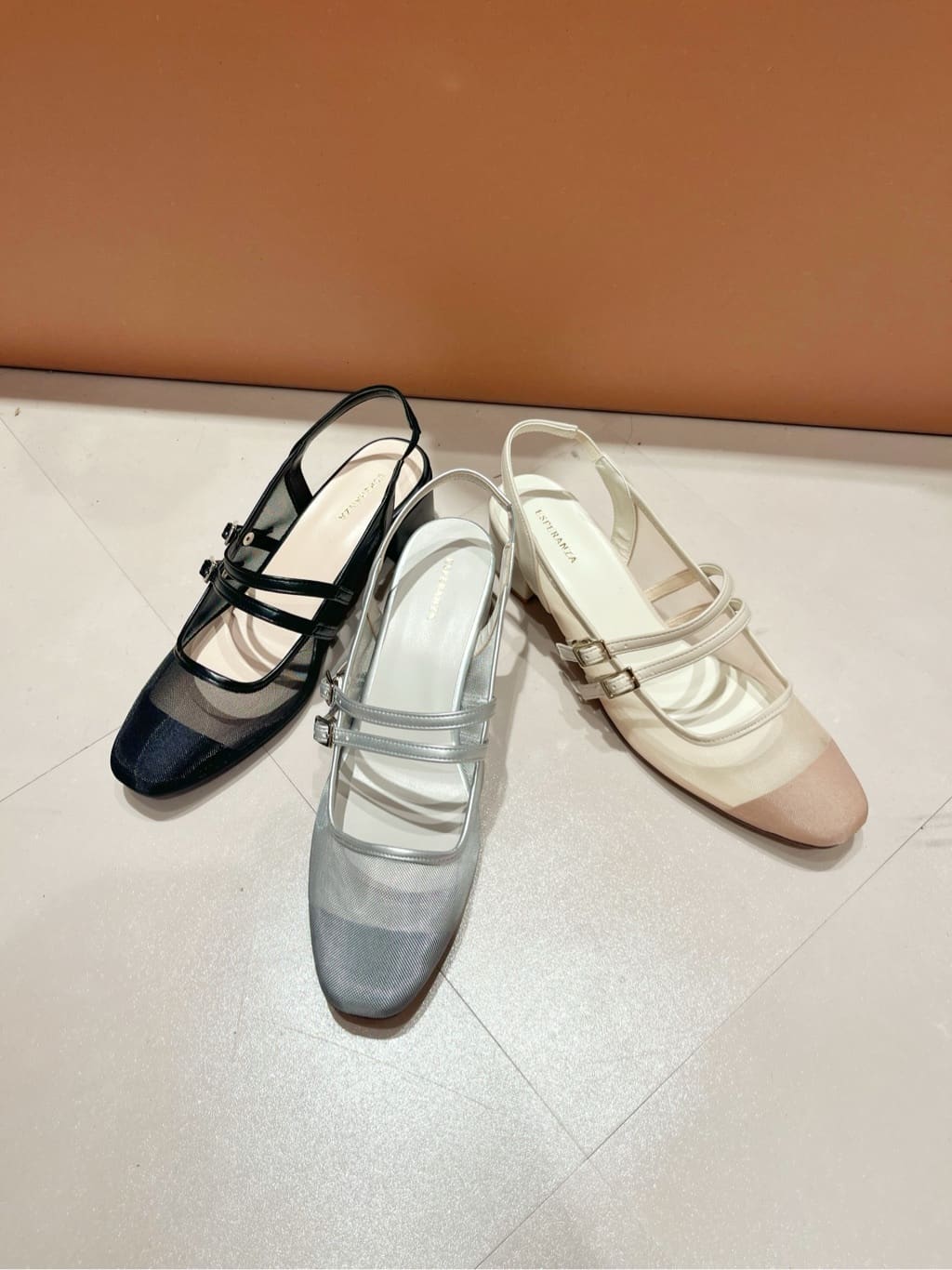 Oさんの「ESPERANZA｜ダブルベルトメッシュパンプス」を使ったコーディネート