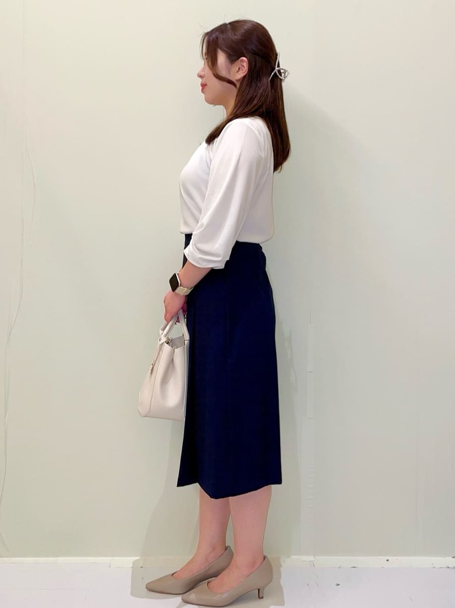 ayumiさんの「OPAQUE.CLIP｜◆【抗菌防臭加工／低反発クッション】名品　ポインテッドトゥパンプス」を使ったコーディネート