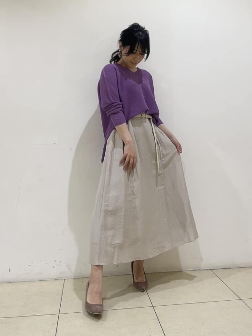 watanabeさんの「UNTITLED｜【古畑星夏さん着用/本革 旬トレンド】ナローベルト」を使ったコーディネート