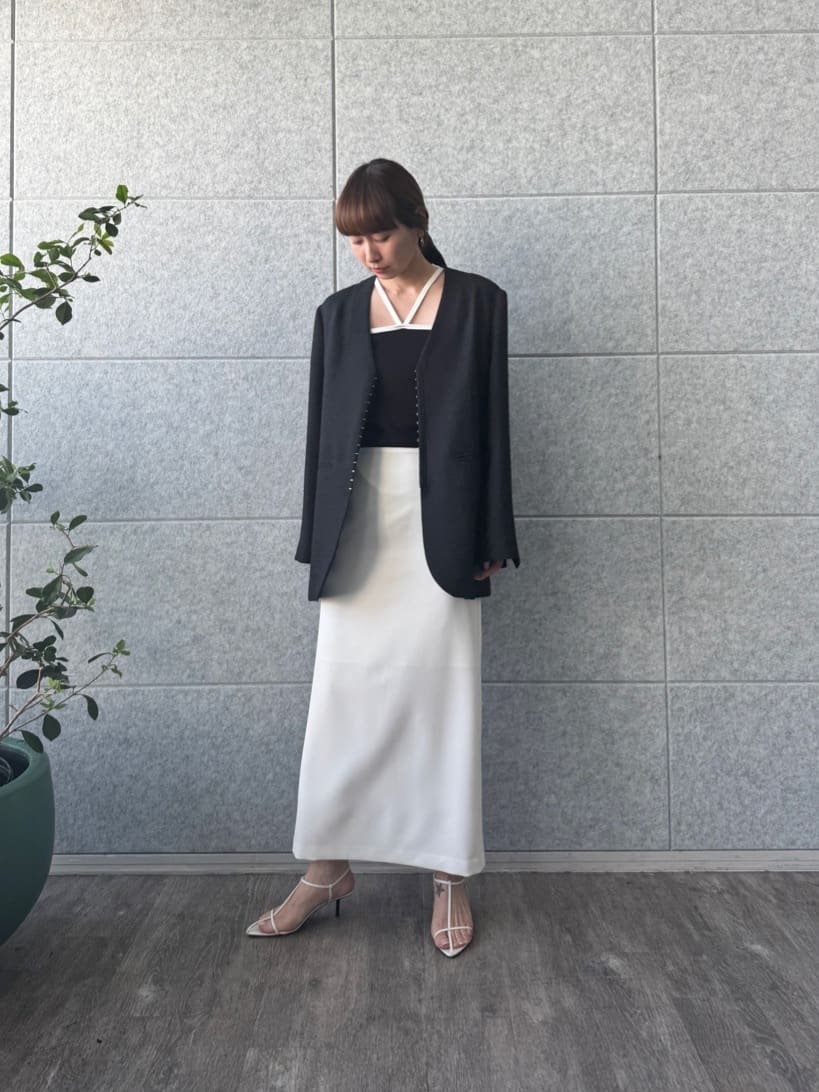 designer yukaさんの「CODE A｜【Cup-in】design cut camisole」を使ったコーディネート