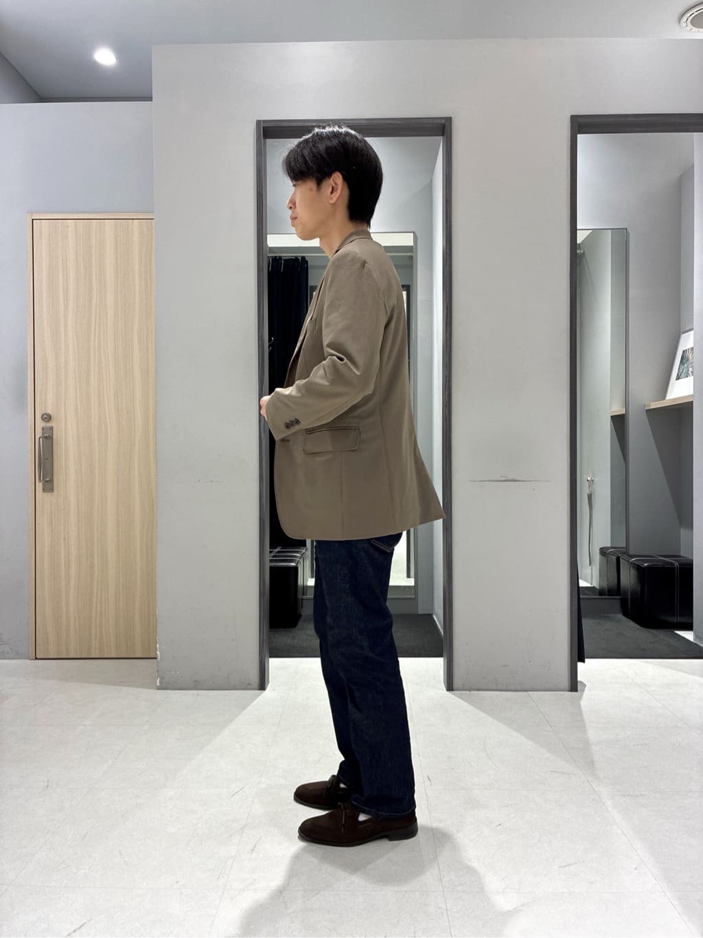 わいずみさんの「TAKEO KIKUCHI｜【360&deg;ストレッチ／セットアップ対応】None Of Stress ジャケット」を使ったコーディネート