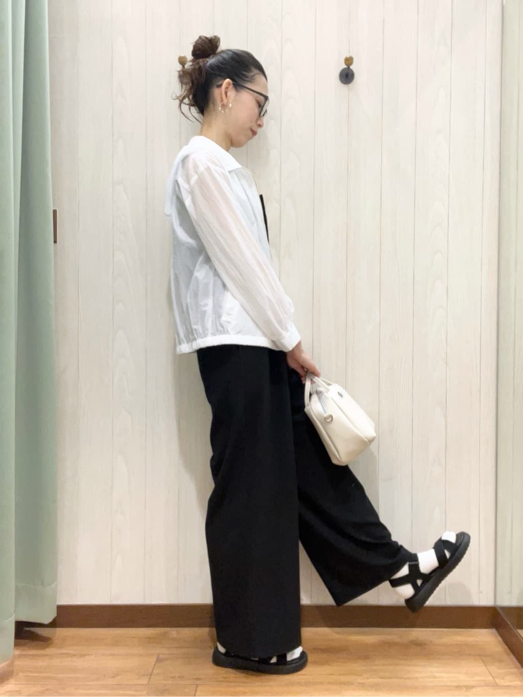 カンチャンさんの「SHOO･LA･RUE｜◆【洗える/S-LL】色違いで揃えたい テレコリブタンクトップ」を使ったコーディネート