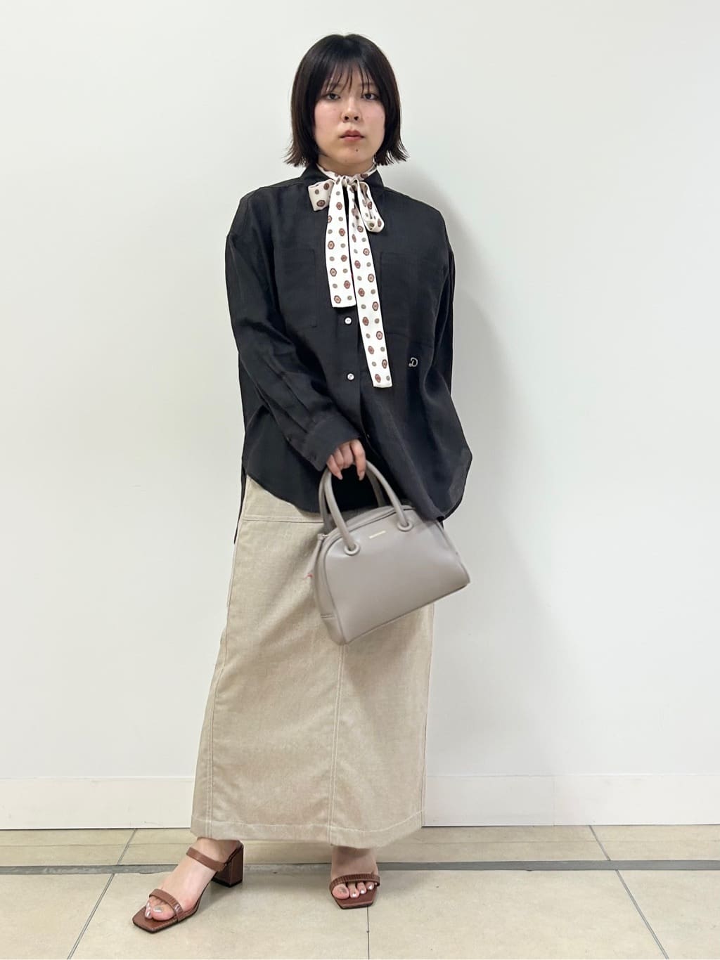とりみさんの「DRESSTERIOR｜◆【ショルダー/2ＷＡＹ】ミニボストン」を使ったコーディネート