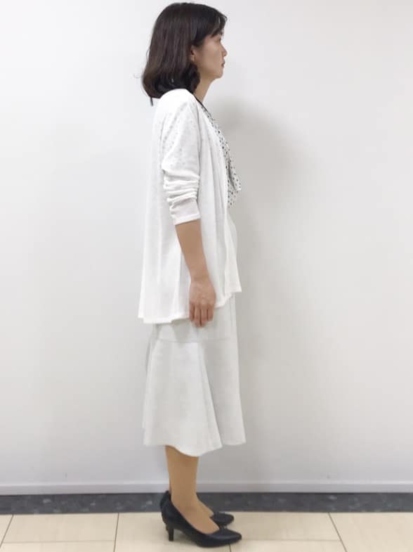 yukinaさんの「COUP DE CHANCE｜【洗える】着流しカーディガン」を使ったコーディネート
