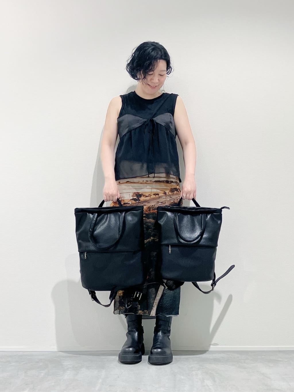 Cさんの「HIROKO HAYASHI｜MAMELI（マメリ）リュックM」を使ったコーディネート