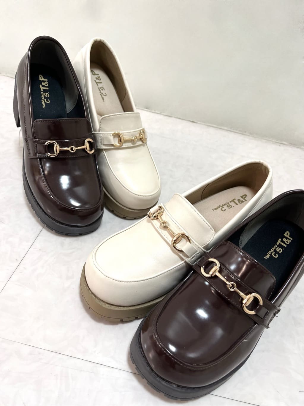 myさんの「ESPERANZA｜ビット付きマニッシュローファー」を使ったコーディネート