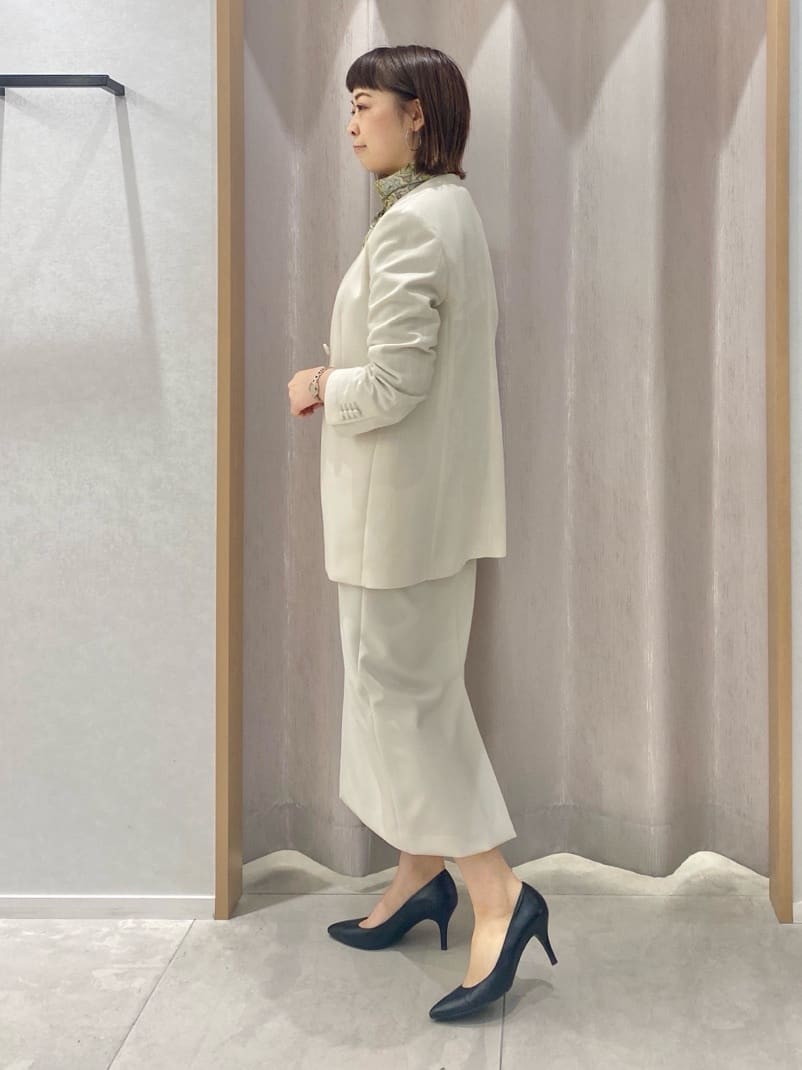 AKKOさんの「UNTITLED｜◆【セットアップ可能】リネンライクキャンバス カラーレスジャケット」を使ったコーディネート