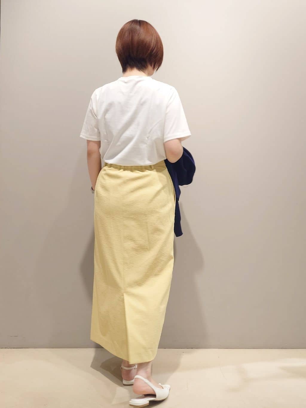 me：)さんの「OPAQUE.CLIP｜◆アソートロゴTシャツ【洗濯機洗い可】」を使ったコーディネート