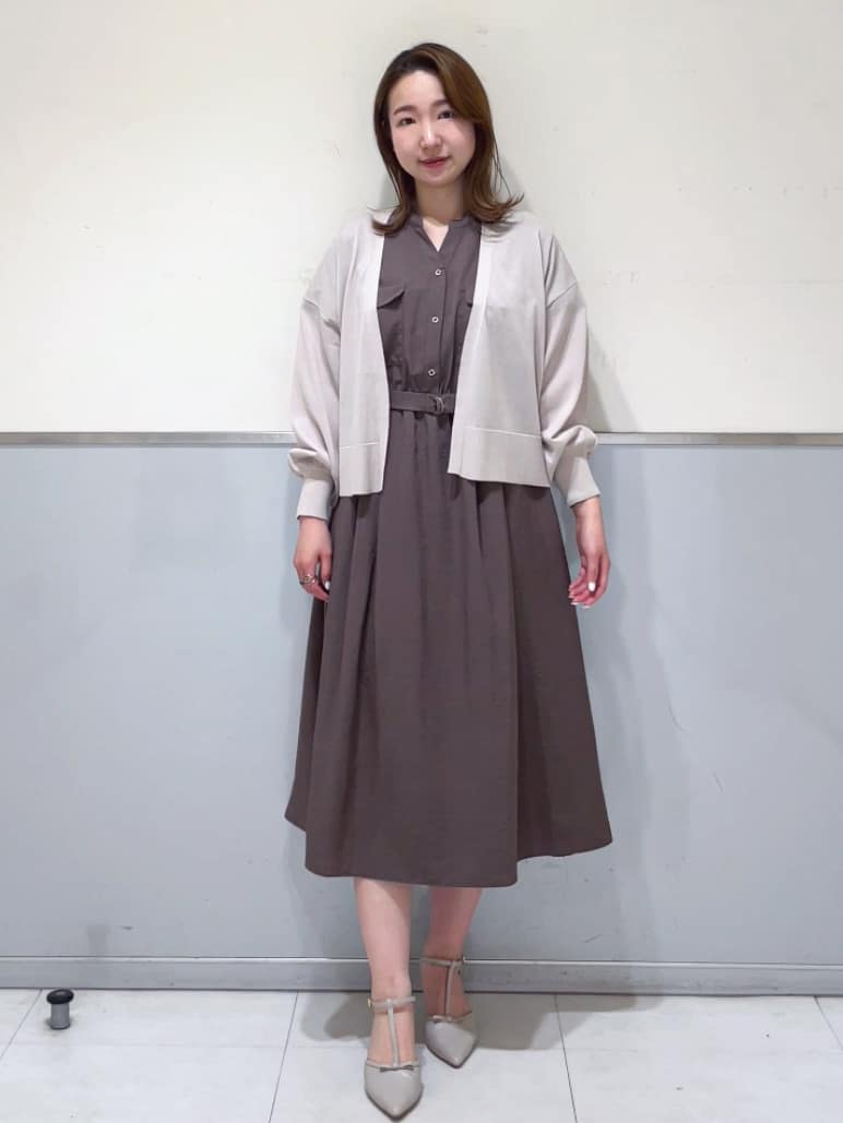ミーさんの「index｜《7色展開／XS-LLサイズ》ダブルポケットスキッパーシャツワンピース【吸水速乾／防シワ／イージーア」を使ったコーディネート