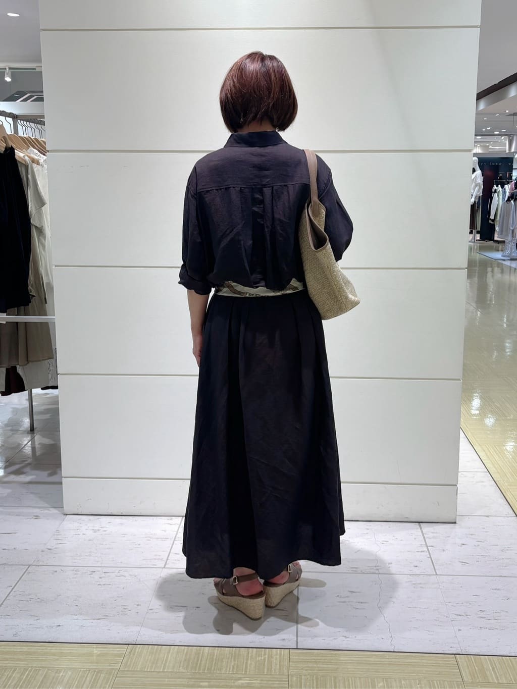 Satoさんの「UNTITLED｜◆【セットアップ可能/手洗い可】リネン混フレアスカート」を使ったコーディネート