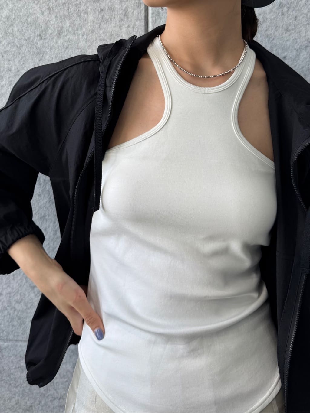 uchi__yamaさんの「CODE A｜【Cup-in】design cut tank」を使ったコーディネート