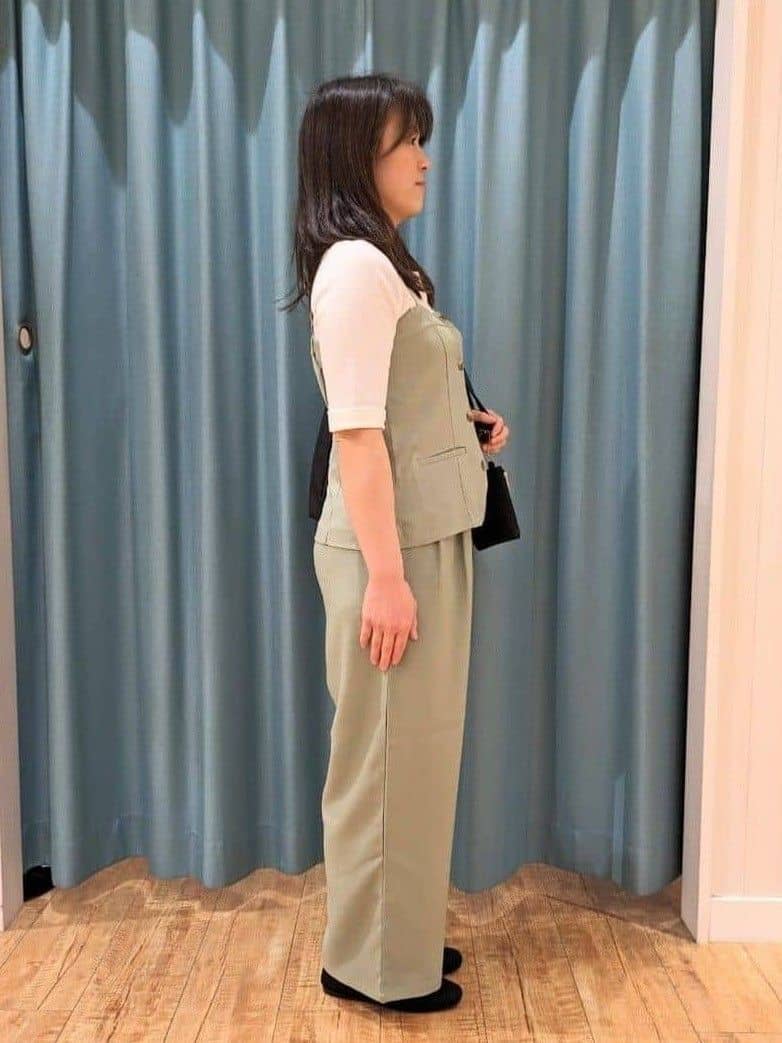 Miさんの「SHOO･LA･RUE｜◆【2WAY】クリアしずく玉ネックレス」を使ったコーディネート