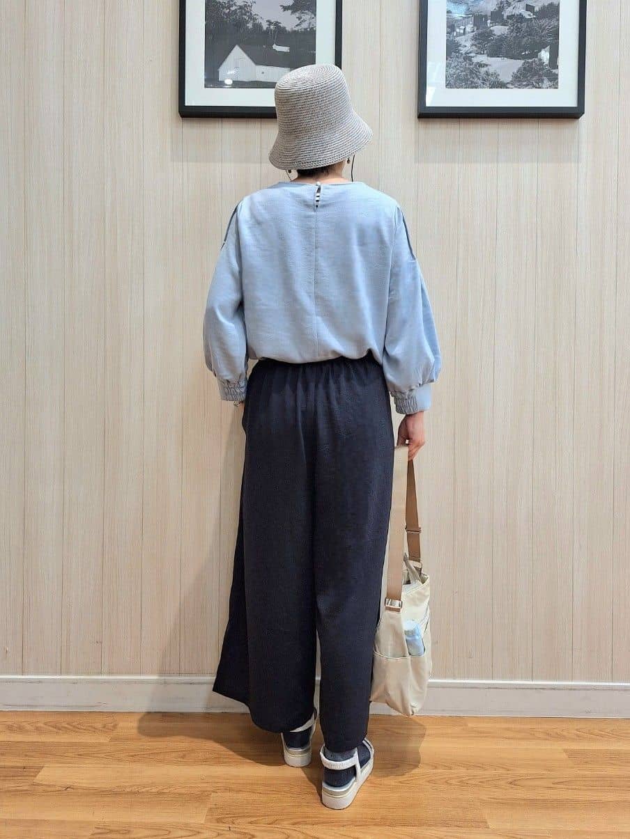 Saoさんの「SHOO･LA･RUE｜◆【セットアップ可】裏地ひんやり麻調スカーチョ」を使ったコーディネート