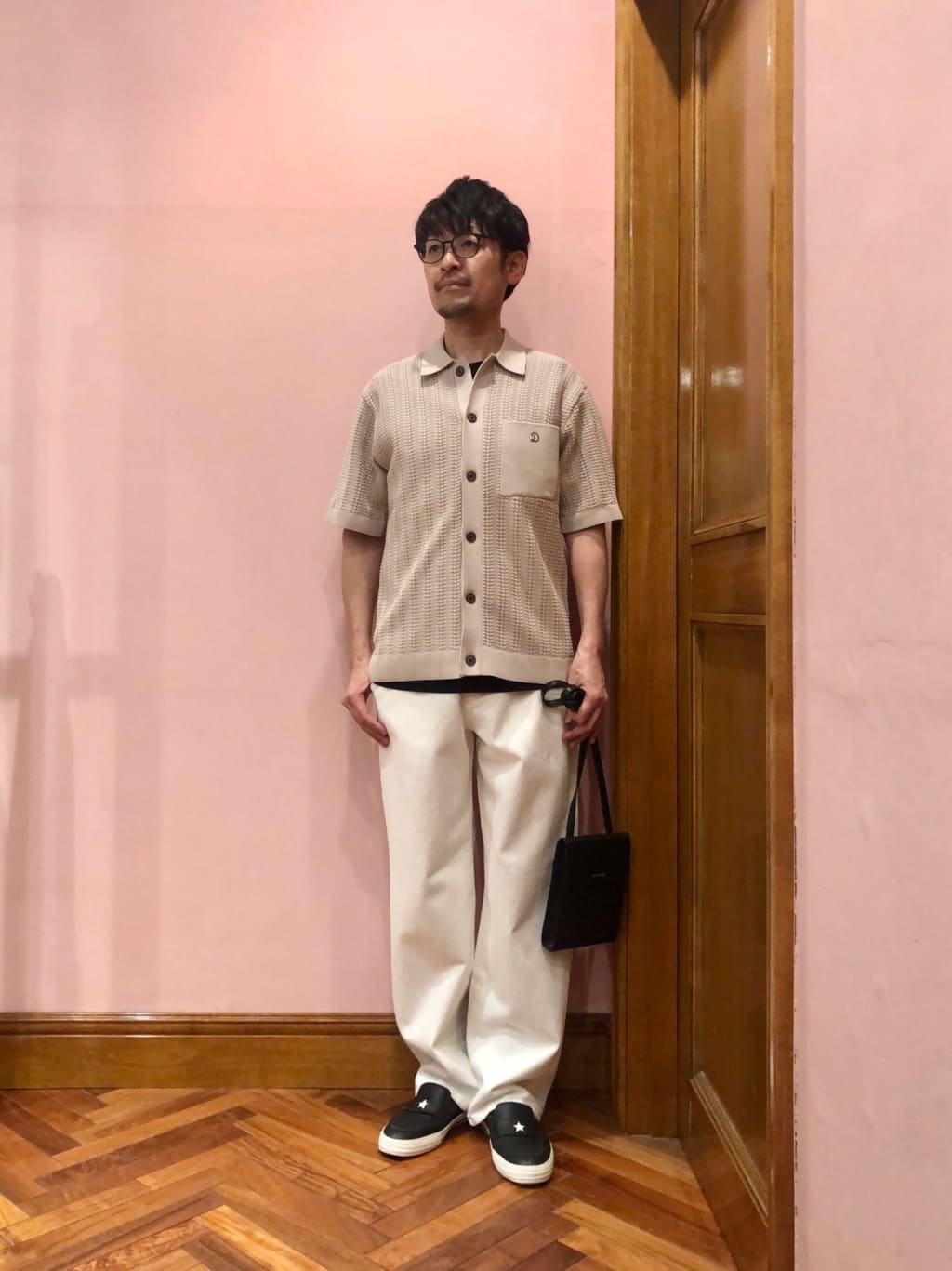 OKJさんの「DRESSTERIOR｜オーガニックコットン キューバニットシャツ」を使ったコーディネート
