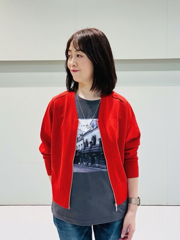 makiさんの「UNTITLED｜【Healthy DENIM&times;UNTITLED】別注 R Mrytle（リマートル）テーパードデニム」を使ったコーディネート
