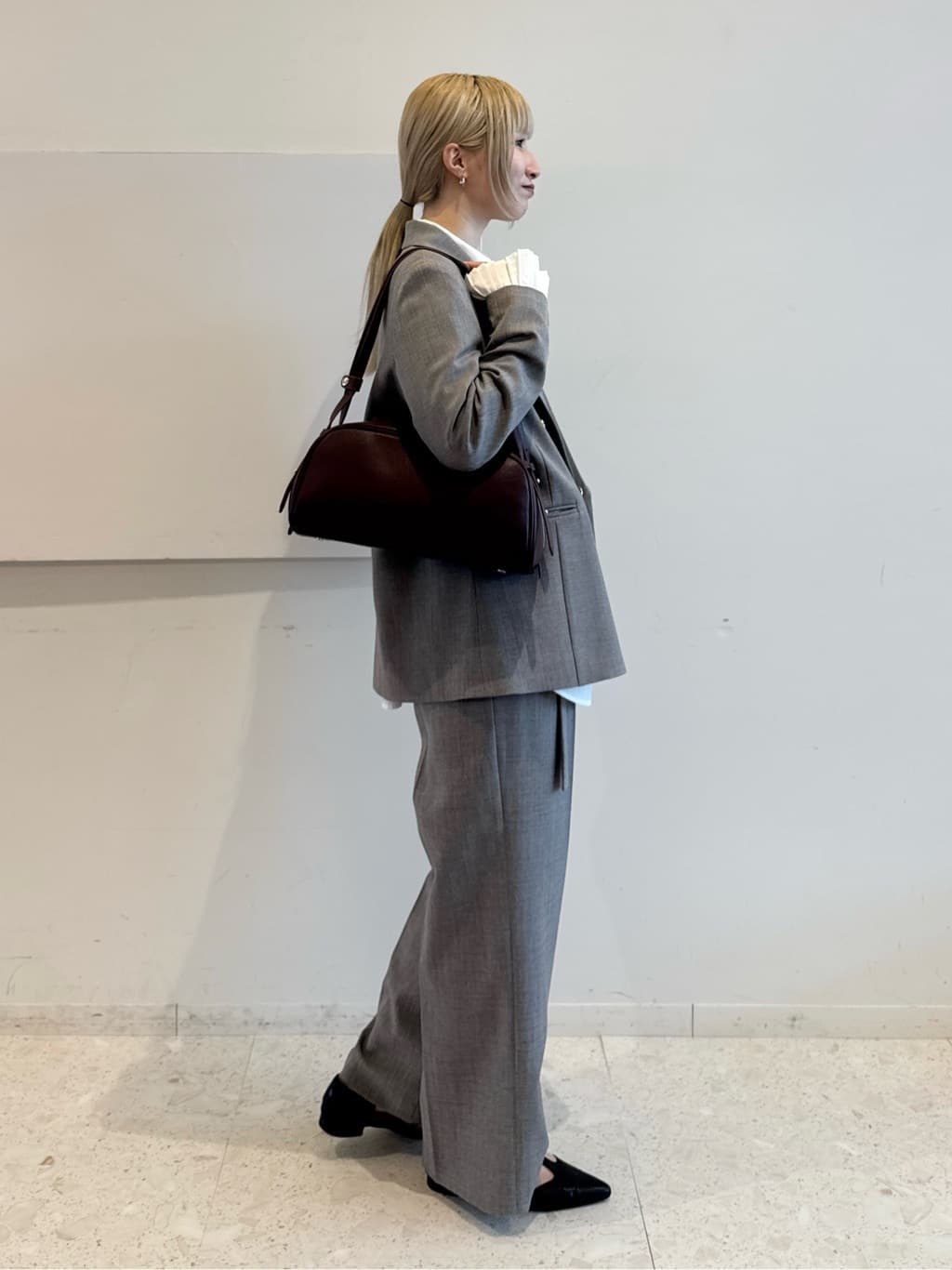 omaさんの「THE SHOP TK｜◆【ONOFF活躍／セレモニー／通勤】CAVIAN Wブレストジャケット／洗える」を使ったコーディネート